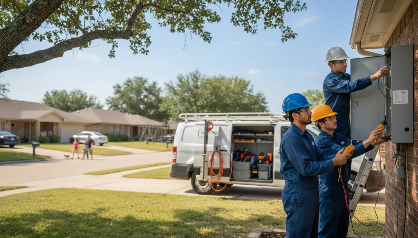 Certified electrician providing emergency electrical services in Pine Lake, GA